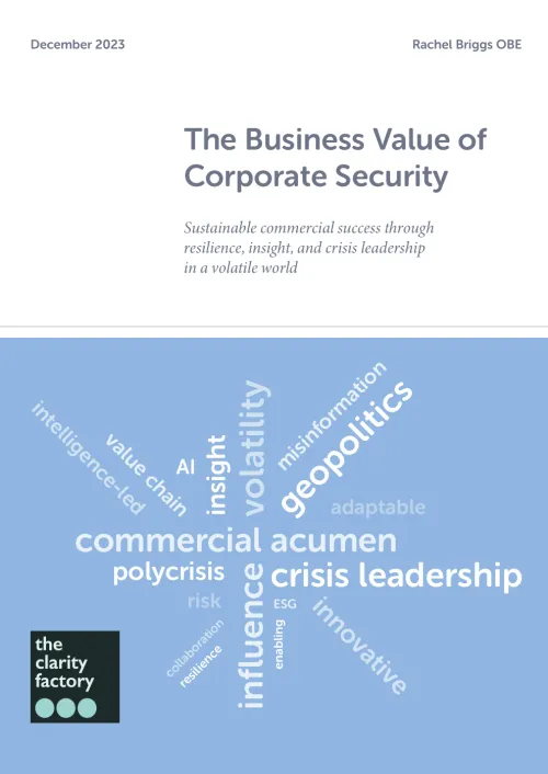 report cover